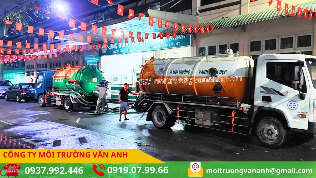 hút hầm cầu tại chung cư